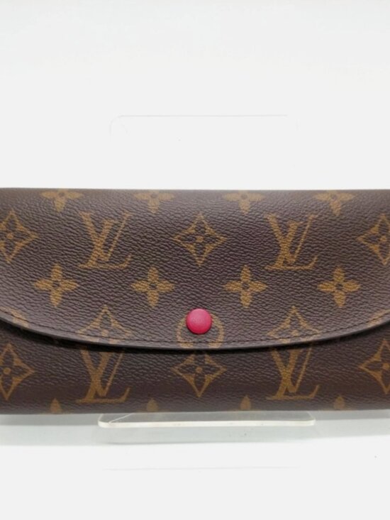 Louis Vuitton Handbags - LOUIS VUITTON Monogram Emilie Wallet Red